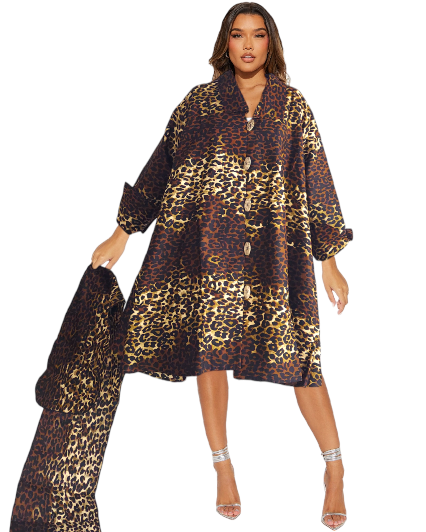 Erin Short  Dress / Blouse ( Animal Print)